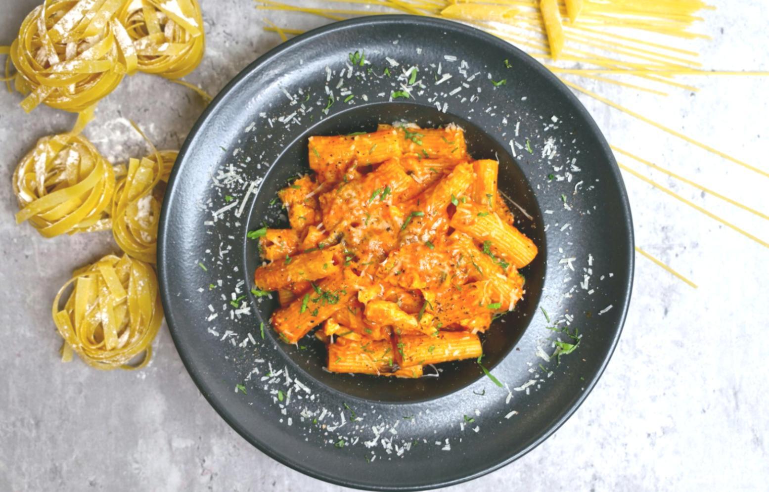 Team member coordinating event menu details in our planning area